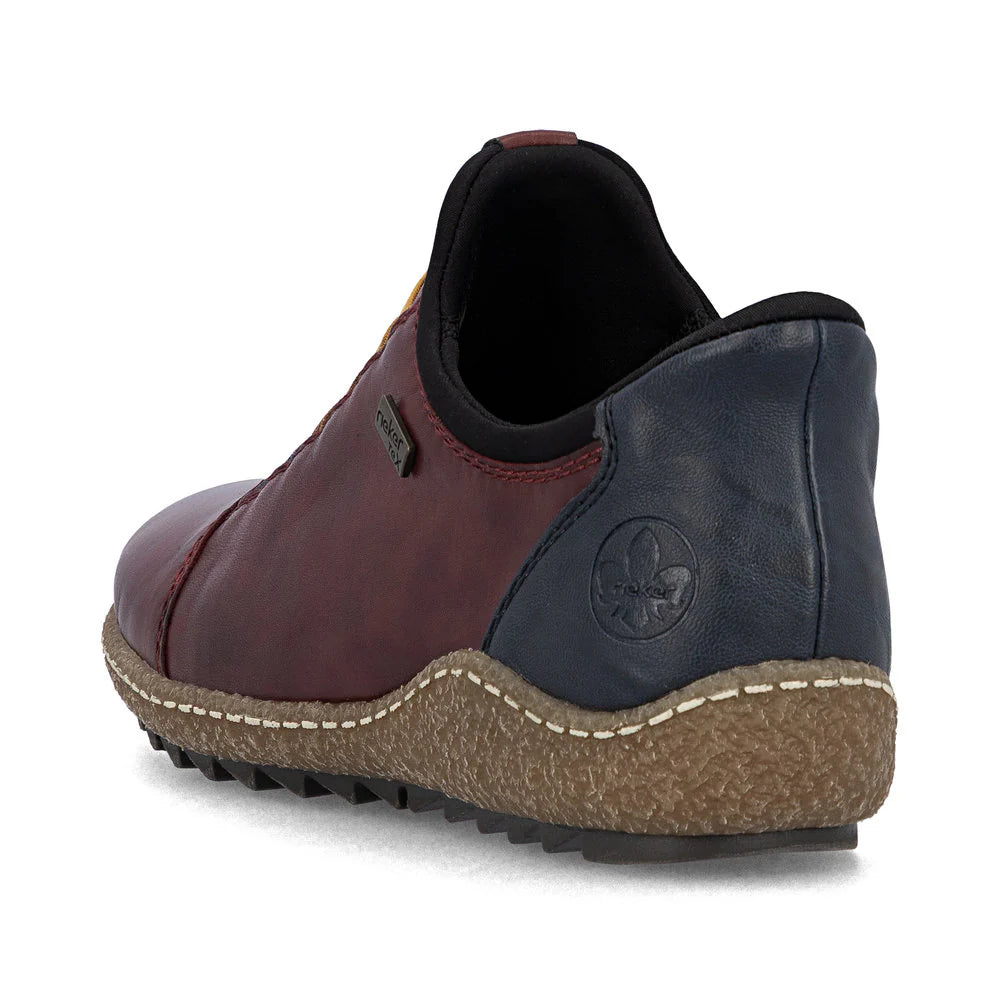 RIEKER WOMENS SLIP ON - VINO