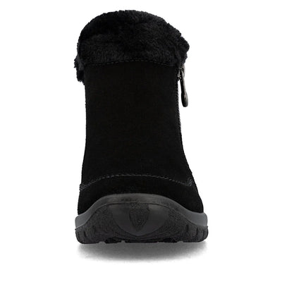 RIEKER WOMENS WARM LINED DOUBLE ZIPPER - BLACK