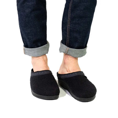 STEGMANN MENS 108 POLY SOLE CLOG - BLACK