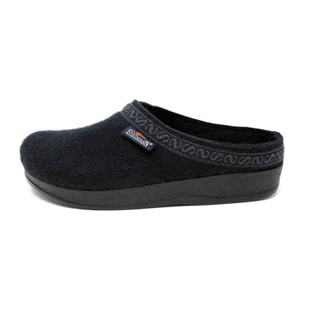 STEGMANN MENS 108 POLY SOLE CLOG - BLACK