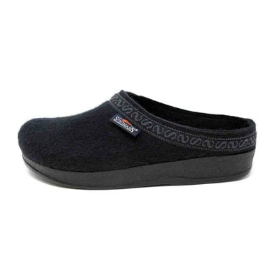 STEGMANN MENS 108 POLY SOLE CLOG - BLACK