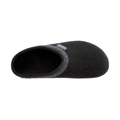 STEGMANN MENS 108 POLY SOLE CLOG - BLACK