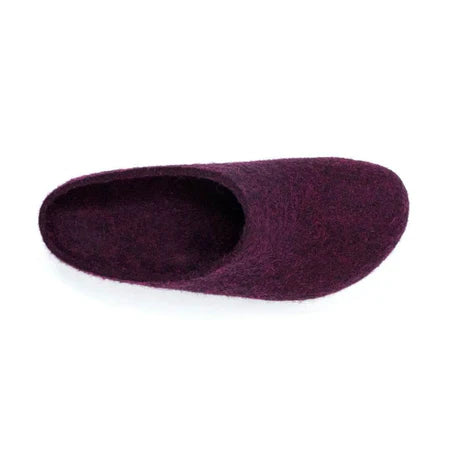STEGMANN WOMENS ECO WOOL CLOG - MAGENTA