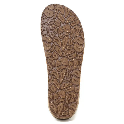 STEGMANN WOMENS LEATHER CLOG - BROWN