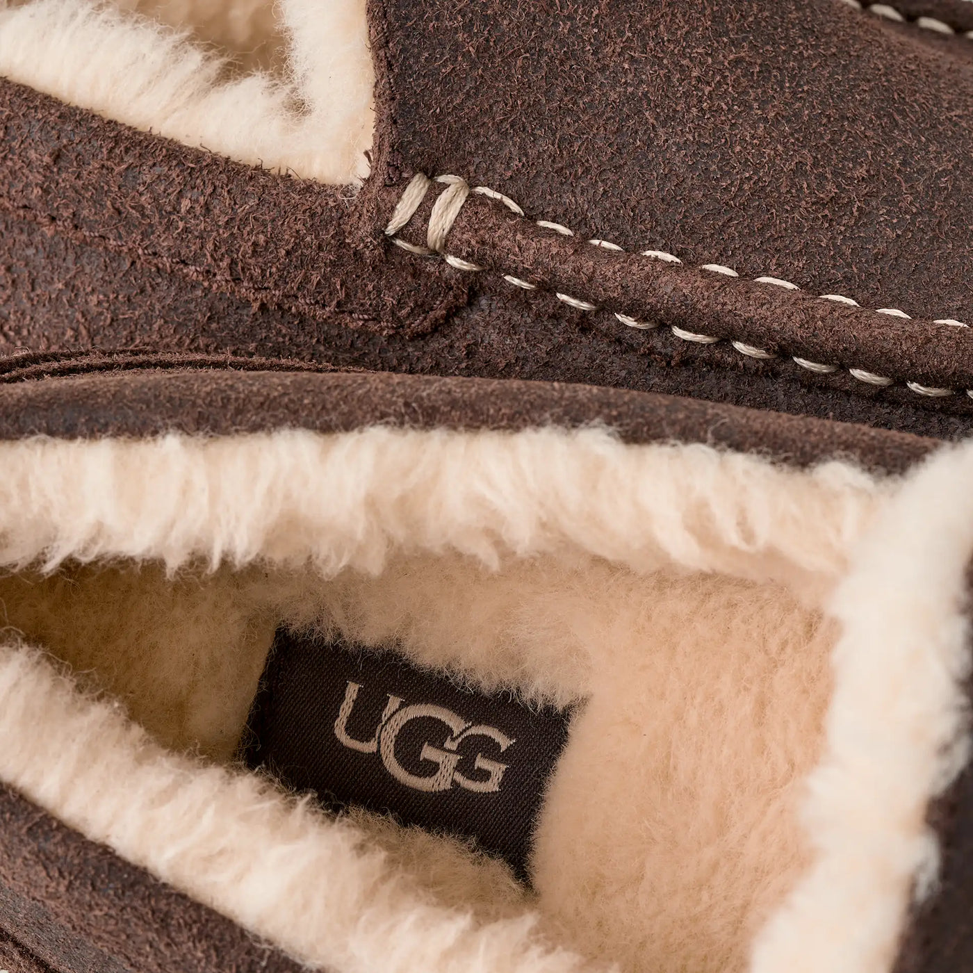 UGG MENS ASCOT LEATHER - DUSTED COCOA