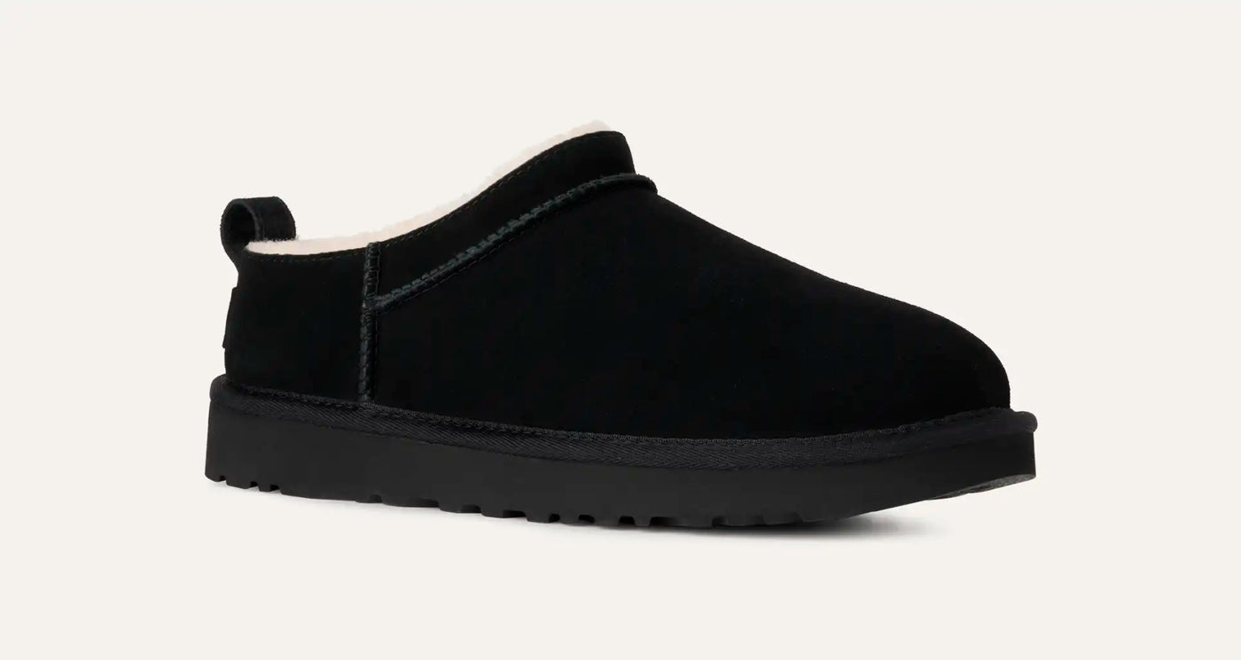UGG WOMENS CLASSIC MICRO - BLACK