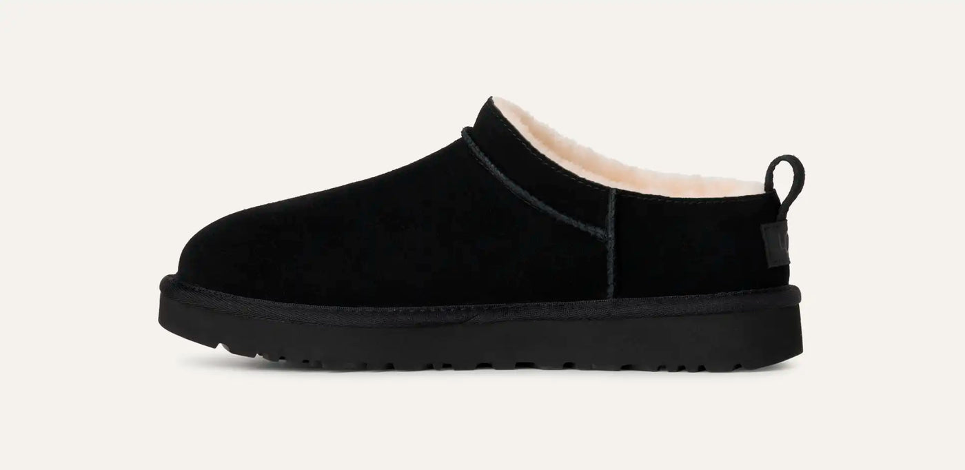 UGG WOMENS CLASSIC MICRO - BLACK