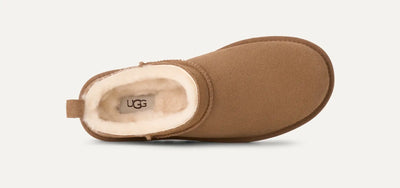 UGG WOMENS CLASSIC MICRO - CHESTNUT