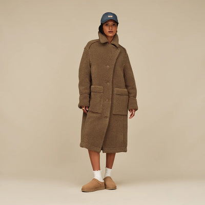 UGG WOMENS CLASSIC MICRO - CHESTNUT