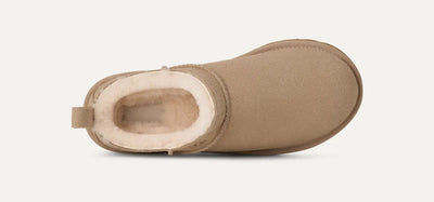 UGG WOMENS CLASSIC MICRO - SAND