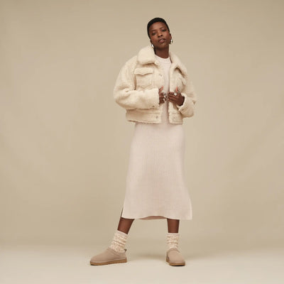 UGG WOMENS CLASSIC MICRO - SAND