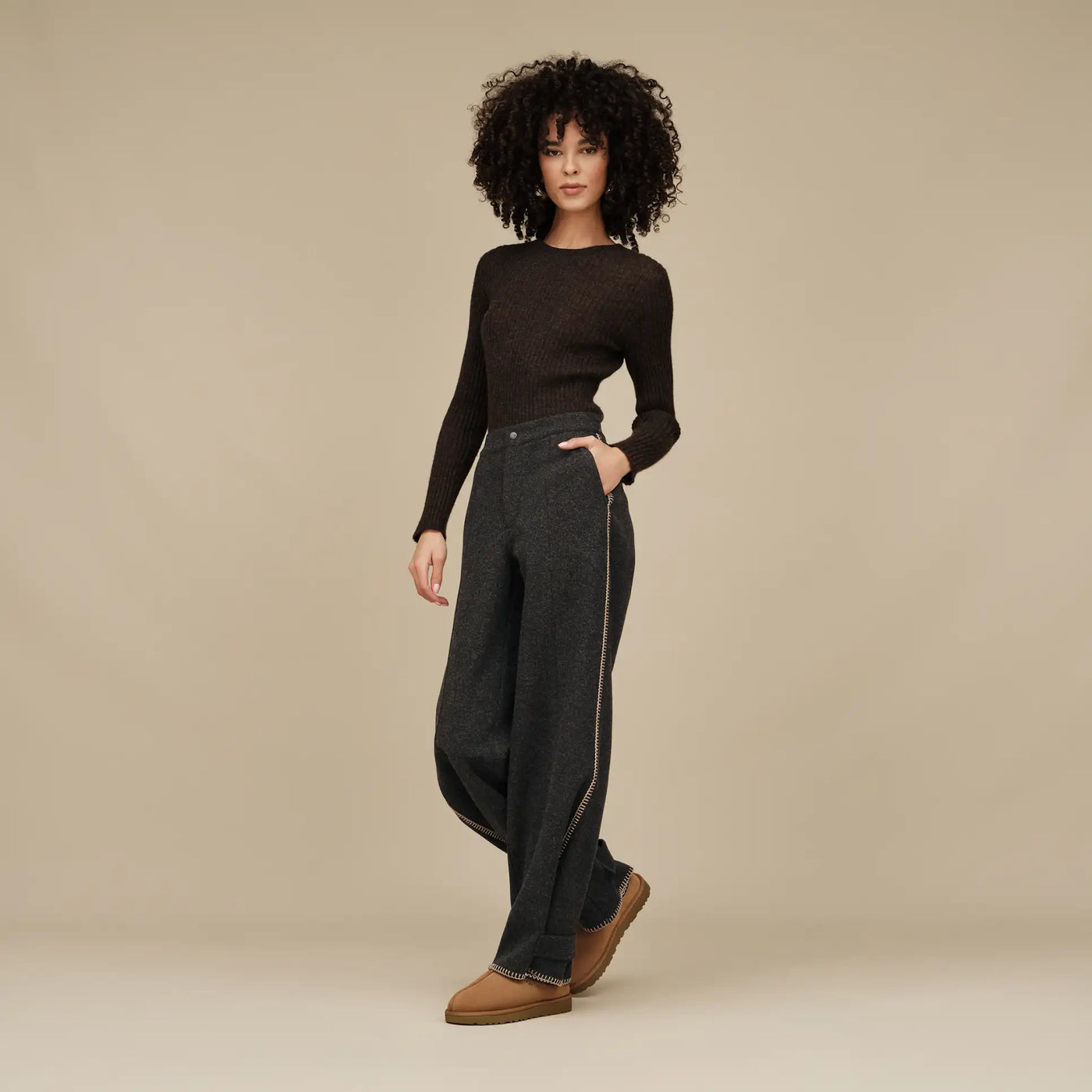 UGG WOMENS TASMAN II - CHESTNUT