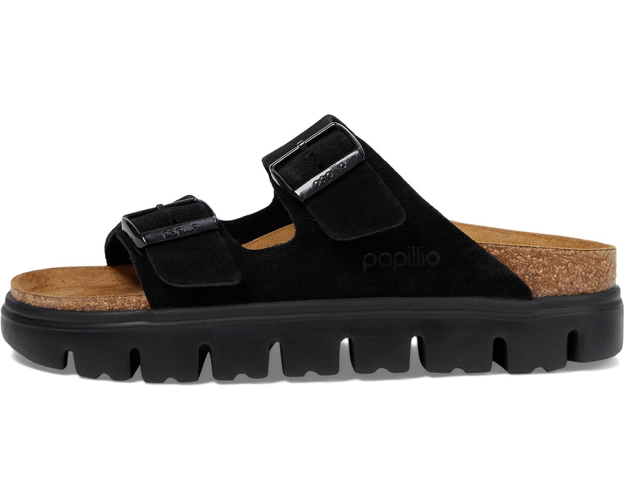 BIRKENSTOCK ARIZONA CHUNKY - BLACK SUEDE – DAVIDSON SHOES