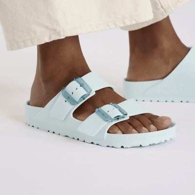 BIRKENSTOCK WOMENS ARIZONA STEALTH EVA - SURF GREEN