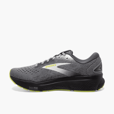 BROOKS MENS GHOST 16 - PRIMER GREY / LIME